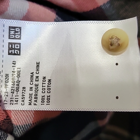 Plaid Shirt, Cozy, L Uniqlo - Picture 5 of 5